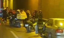 Eskişehir'de kaza: Çok sayıda kurye yardım için toplandı