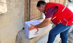 Eskişehir'de yüzler yine gelen yardımlarla güldü