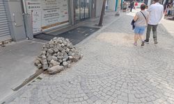 Eskişehir'deki yol çalışması yürüyüşü zorlaştırıyor!