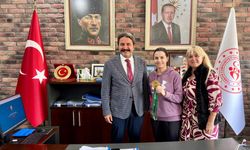 Avrupa Şampiyonu Gülsena’dan,  Spor İl Müdürü’ne ziyaret