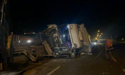 Eskişehir çevreyolunda trafiği kilitleyen kaza!