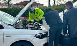 Bilecik'te polisten sürpriz destek