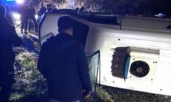 Polisten kaçarken kaza yaptı!