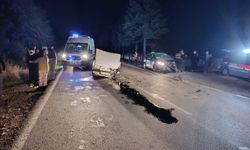 Afyon'da araçlar kafa kafaya çarpıştı: 4 çocuk yaralandı!