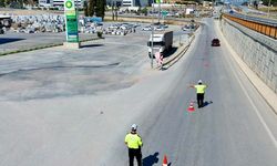 Bozüyük’te hava destekli trafik denetimi