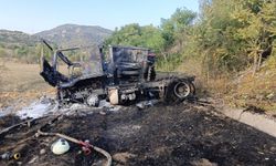 Eskişehir'den yola çıkan tır alev topuna döndü!