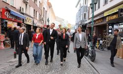 Ali Mahir Başarır ve Başkan Ünlüce, Eskişehir esnafını ziyaret etti