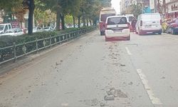 Eskişehir’de çamur sürücülere zor anlar yaşattı