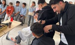 Eskişehir köylerinde ücretsiz tıraş hizmeti