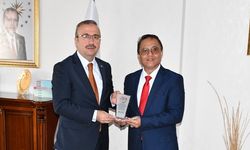 Milli Eğitim Müdürünü ziyaret etti