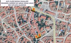 Alpu'daki yol çalışması bugün sona eriyor!