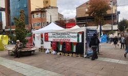 Eskişehir’de Gazze’ye destek standı!