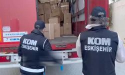Eskişehir polisinden dev operasyon: 7 milyon TL'lik sahte ürün!