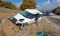 Takla atan aracın sürücüsü yaralandı