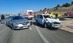 Kütahya'da iki araç çarpıştı: 1 yaralı!