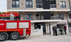 Tavşanlı'da apartmanda yangın!
