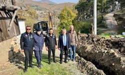 Bozüyük’te su hattı çalışmaları yerinde incelendi