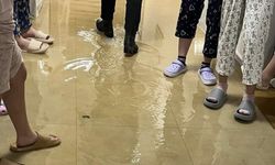 Halime Hatun Kız Yurdu'nda su borusu patladı!