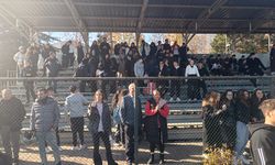 Onlar da tribünde heyecan yaşadı