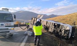 Otobüs kazasında ölenlerin kimlik tespit çalışmaları sürüyor