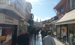 Eskişehir Kuyumcular Çarşısı'ndaki yoğunluk dikkat çekti