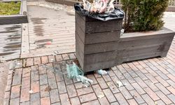 Hamamyolu’nda cam kırıkları tepki topladı