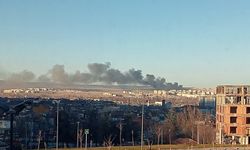 Kütahya’da şantiye yatakhanesinde yangın paniği