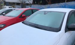 Eskişehir’de dondurucu soğuk sonrası araçlar bu halde!