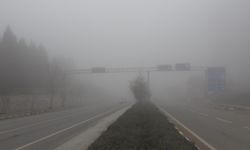 Bilecik yoğun sis altında