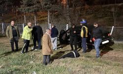 Eskişehir çevre yolunda kaza: Korkuluklara çarparak durdu!