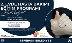 Evde hasta bakımı eğitim programı yeniden başlıyor