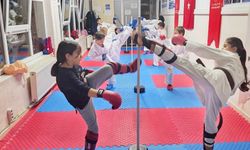 Karate spor okullarında yoğun tempo