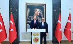 Vali Aksoy, Belçika'nın Ankara Büyükelçisini makamında ağırladı