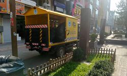 Eskişehir’in çarşısında temizlik hizmeti hız kesmiyor!