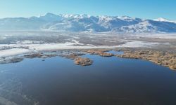 Türkiye’nin en büyük gölü donma noktasına geldi!