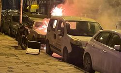 Bilecik'te otomobil alev alev yandı