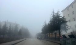 Eskişehir'de yoğun sis sürücüler zor anlar yaşadı