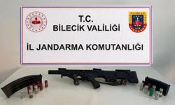 Bilecik'te durdurulan araçtan ruhsatsız tüfek çıktı!