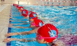 Bilecik'te yüzme antrenmanları aralıksız sürüyor