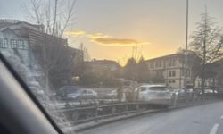 Eskişehir OMM Müzesi önünde trafik kazası