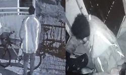 Eskişehir'de amatör hırsız kameralara böyle yakalandı!