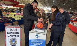 Eskişehir'de pazar girişinde dikkat çeken kontrol!