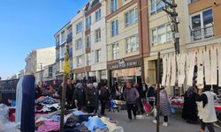 Eskişehir'de pazar yerinde baca yangını