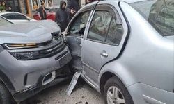 Eskişehir göbeğinde trafik kazası!