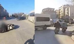 Eskişehir'de ilginç kaza: Yardım etmek isterken yere düştü!