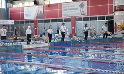 Küçük kulaçlar il birinciliği için atıldı