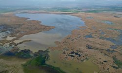 Eber Gölü'nde sevindiren haber: Su seviyesi  arttı!