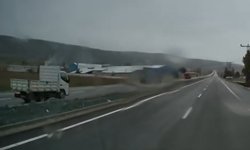 Eskişehir'de faciadan dönülen o anlar kamerada!