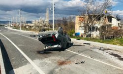 Afyonkarahisar’da korkunç kaza: Metrelerce sürüklendi!