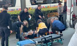 Eskişehir'de geri geri giden araç  yayaya çarptı!